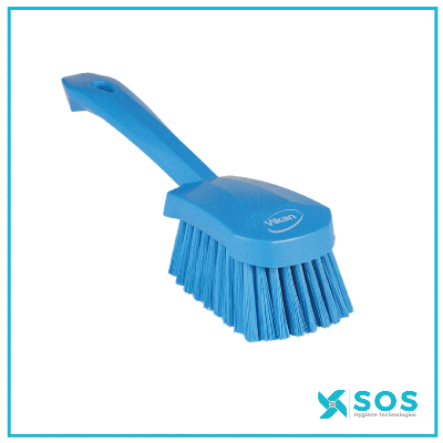 Vikan - 4185 - Narrow Cleaning Brush with Long Handle, 420mm, Hard