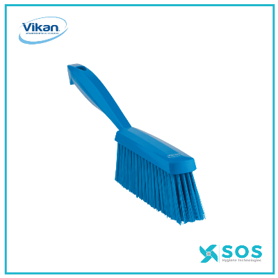 Vikan 70676 Waterfed Washing Brush w/ Angle Adjustment- Soft/Split, Yellow