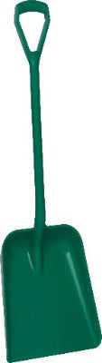 Vikan 56233 Shovel, D Grip, 379 x 345 x 90 mm, 1035 mm Green