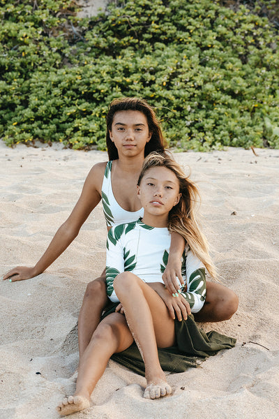 Ulūlu Lole ʻAuʻau, ʻŌpio SWIM Leggings (Youth) – Onepaʻa Hawaiʻi
