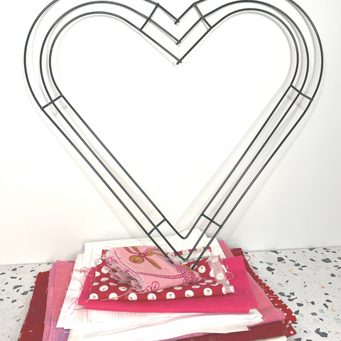 DIY Scrappy Heart StitchCraft