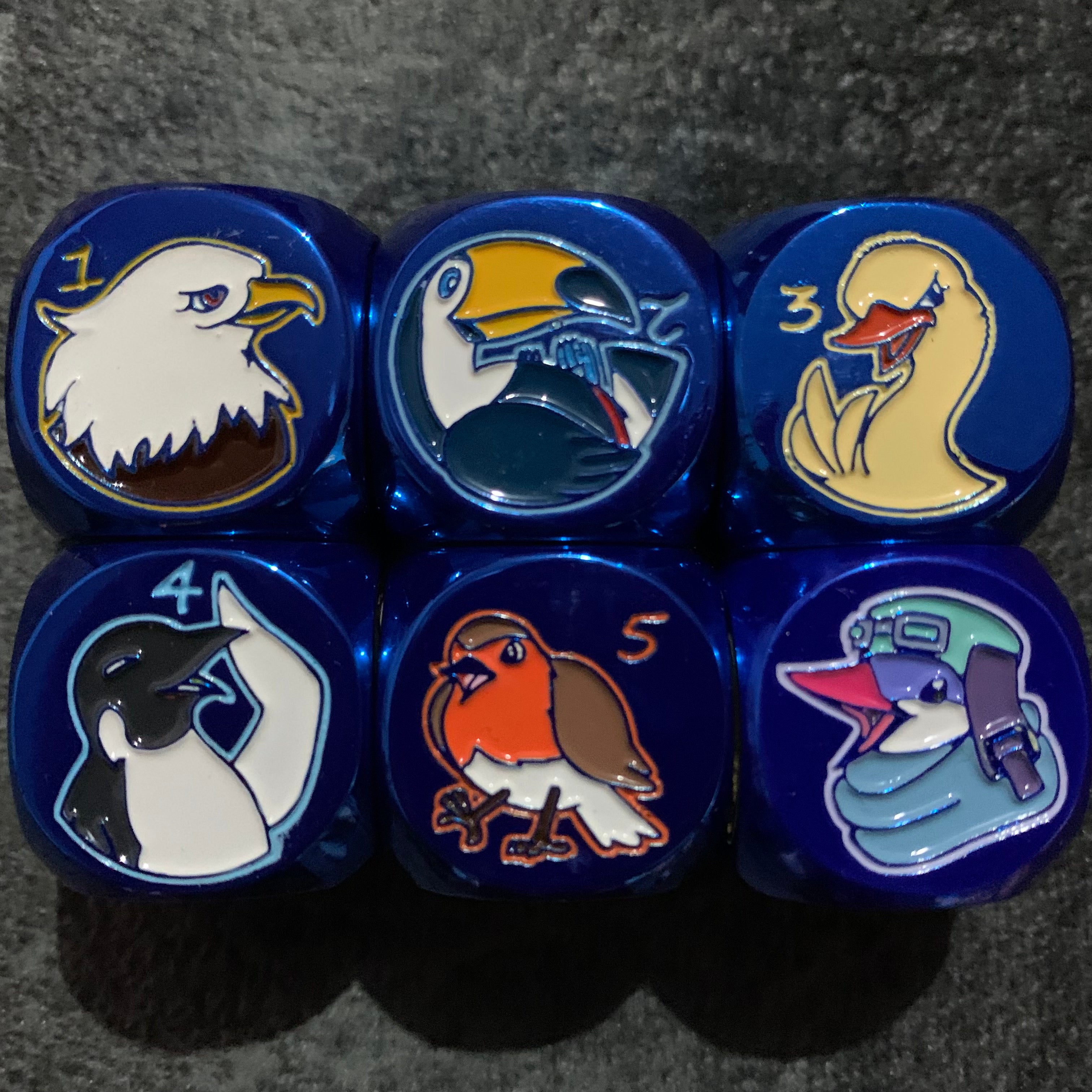 LIMITED: Flundereeze Enamel Dice Set