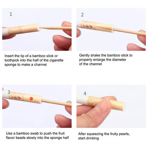 how to insert menthol capsule is a cigaretts