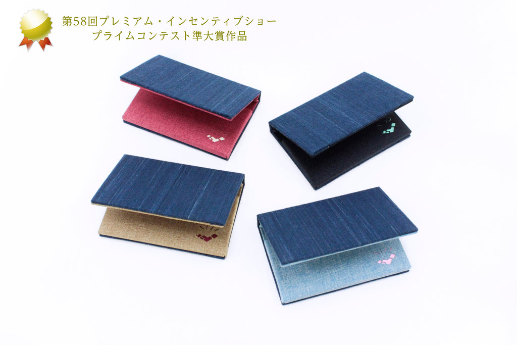 JAPAN BLUE leather wallet - navy blue inside – Tokyo Memories