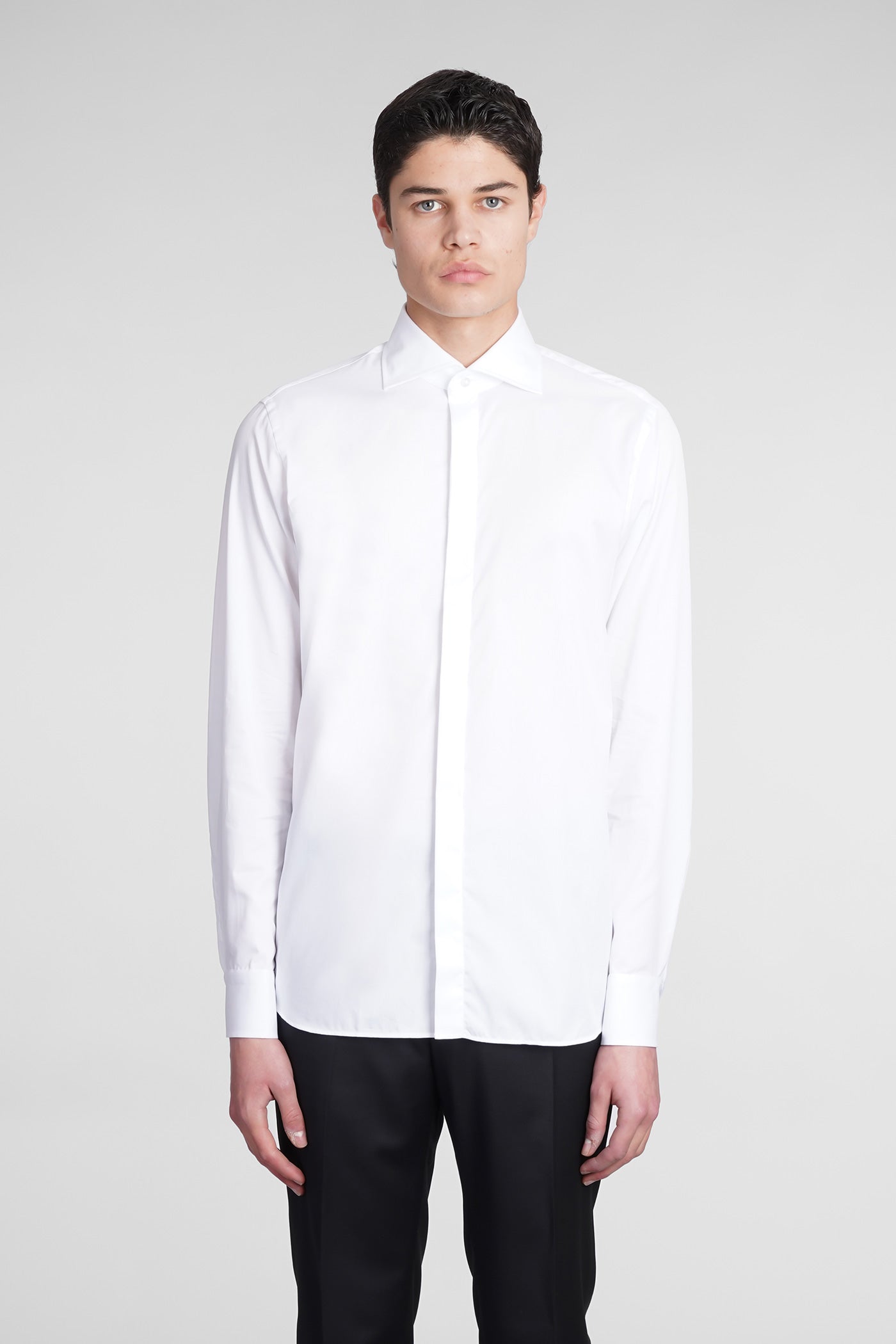 Tagliatore 0205 - Shirt in white cotton