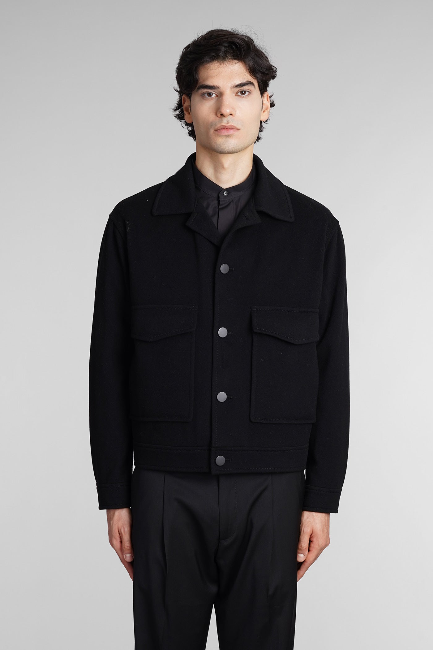 Tagliatore 0205 - Casual jacket in black wool