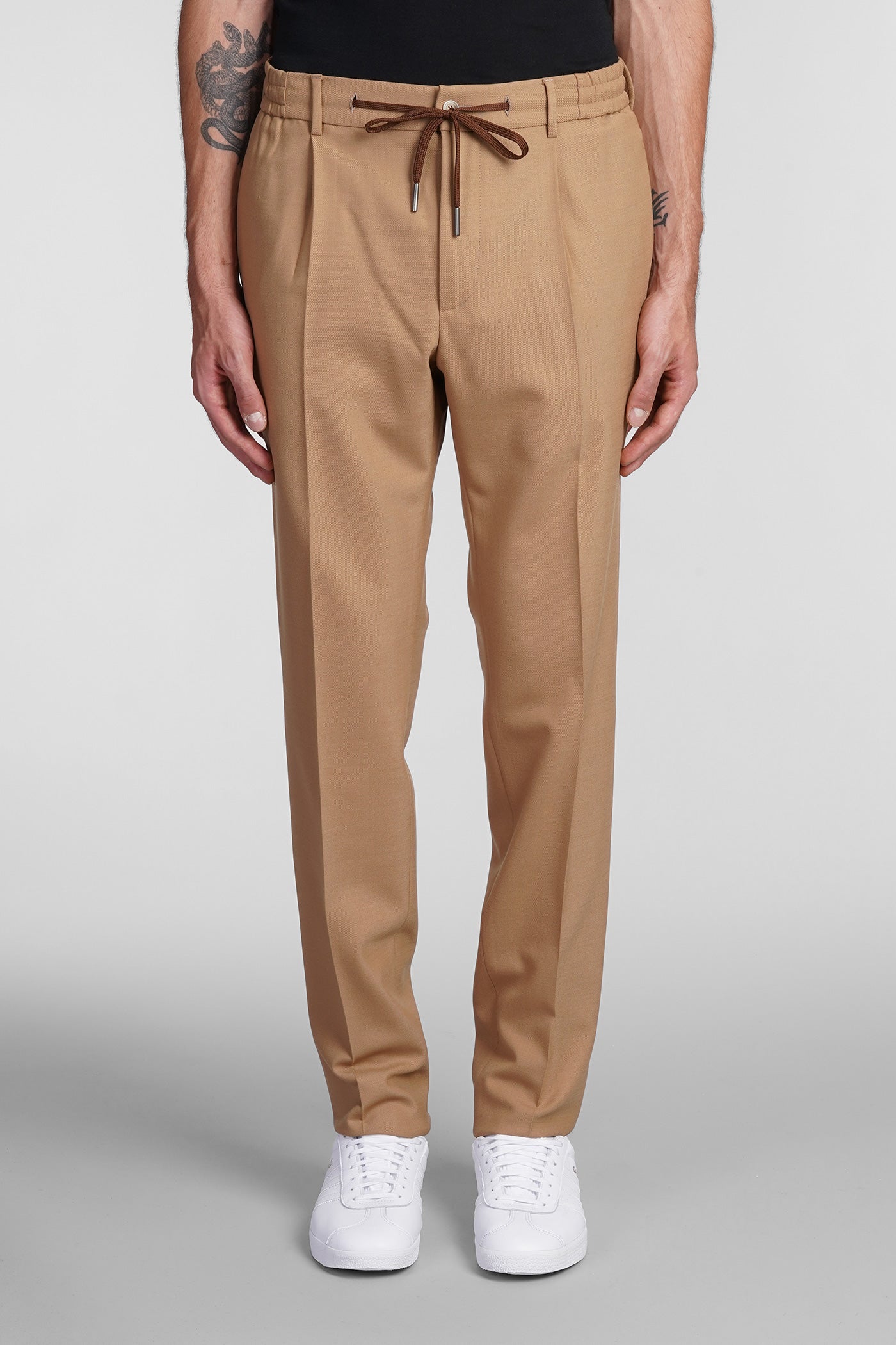 Tagliatore 0205 - Pants in Camel polyester