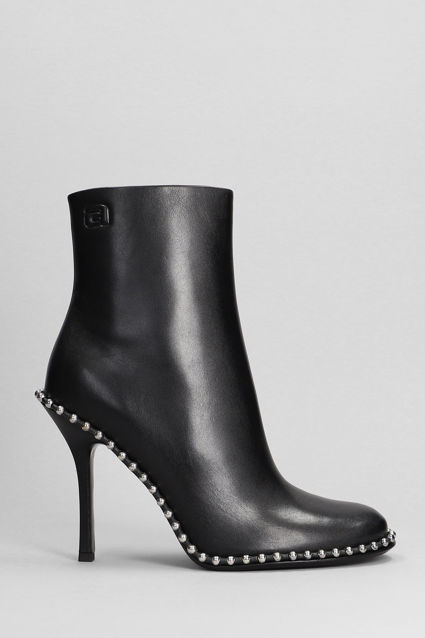 Alexander Wang - Nova 105 High heels Ankle boots in black leather