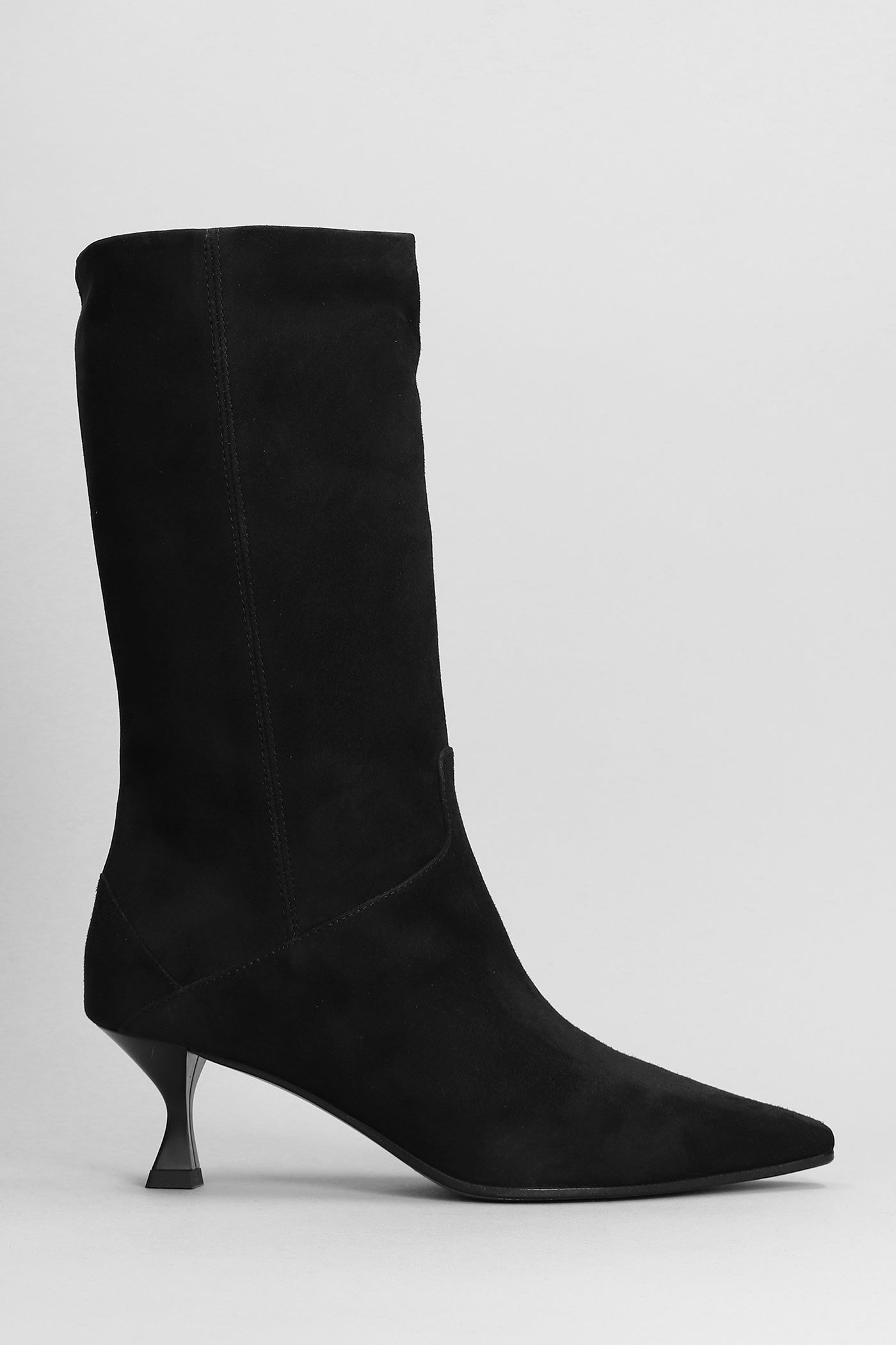 The Seller - High heels Ankle boots in black suede