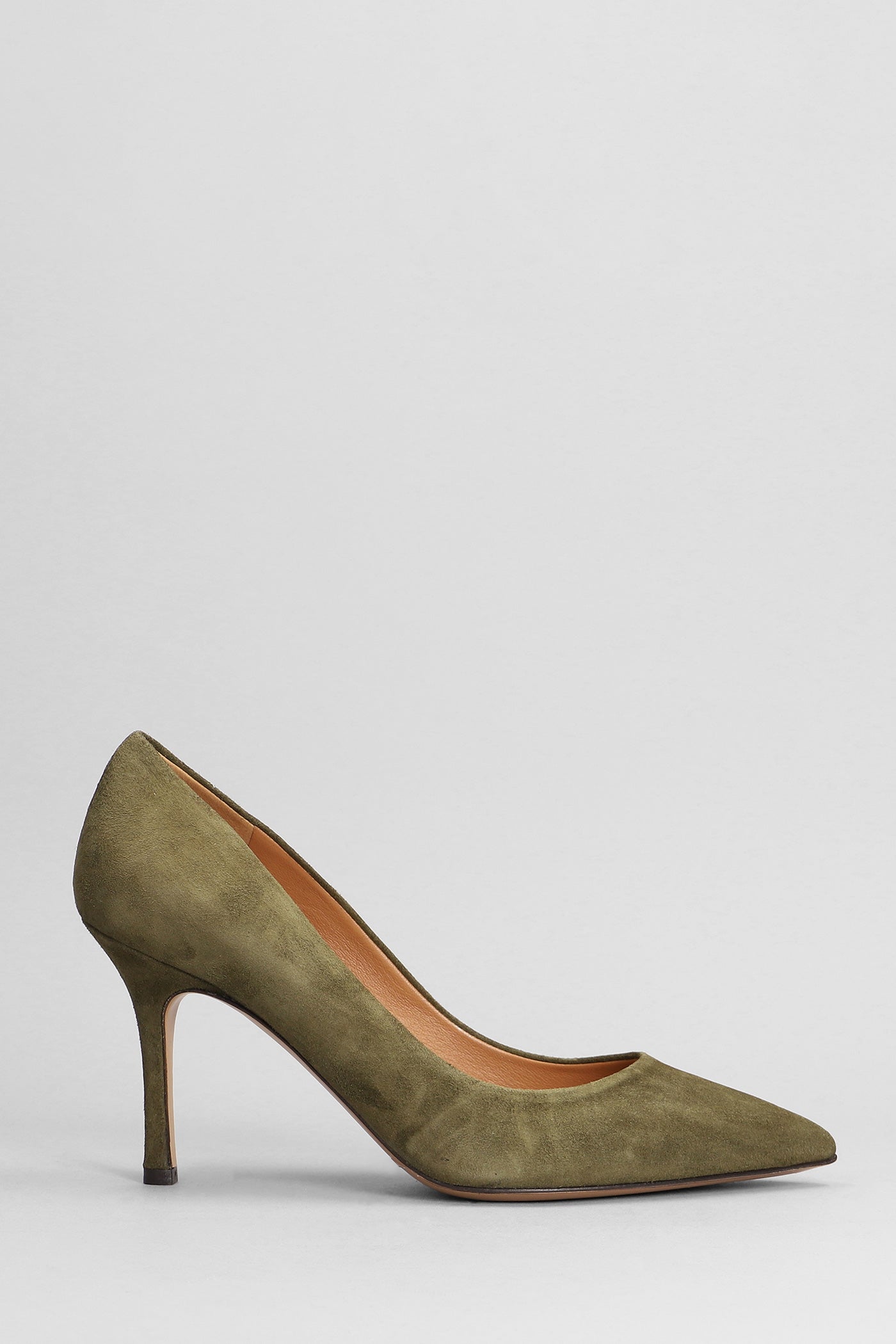 The Seller - Pumps in green suede