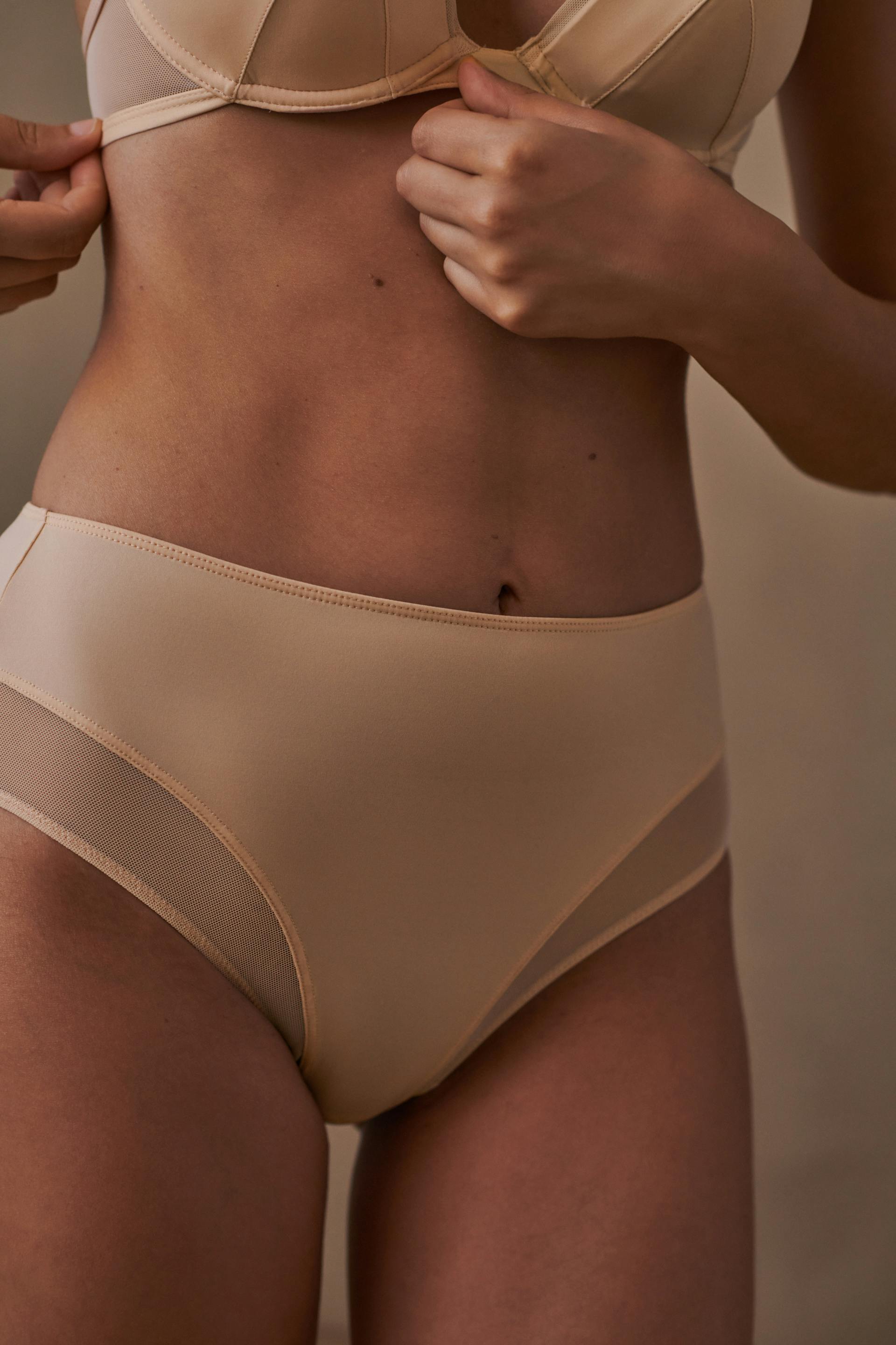 Ysé Push up Culotte mi-haute Histoire de femmes Beige clair