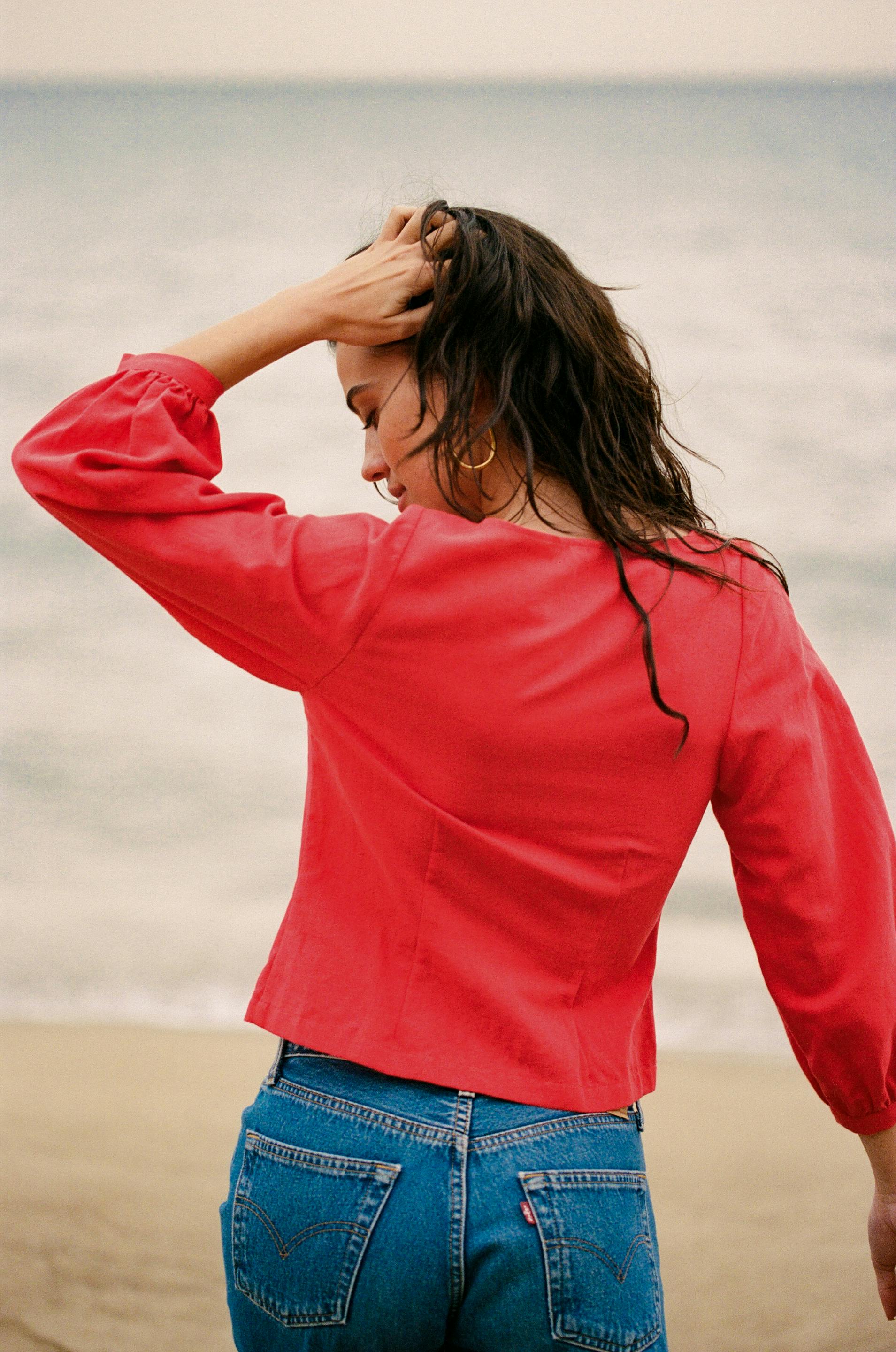 Blouse Nuit à danser Rouge