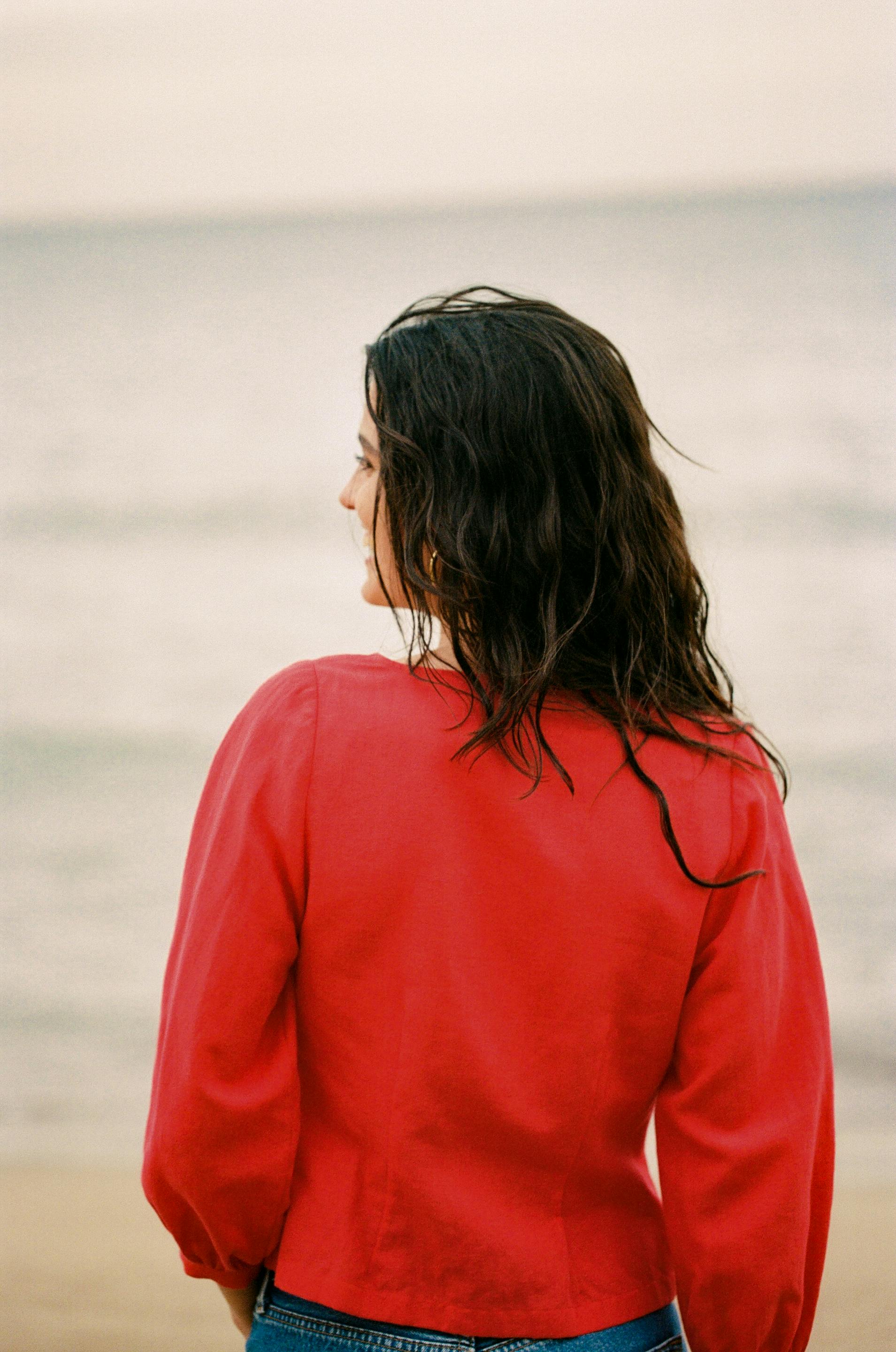 Blouse Nuit à danser Rouge