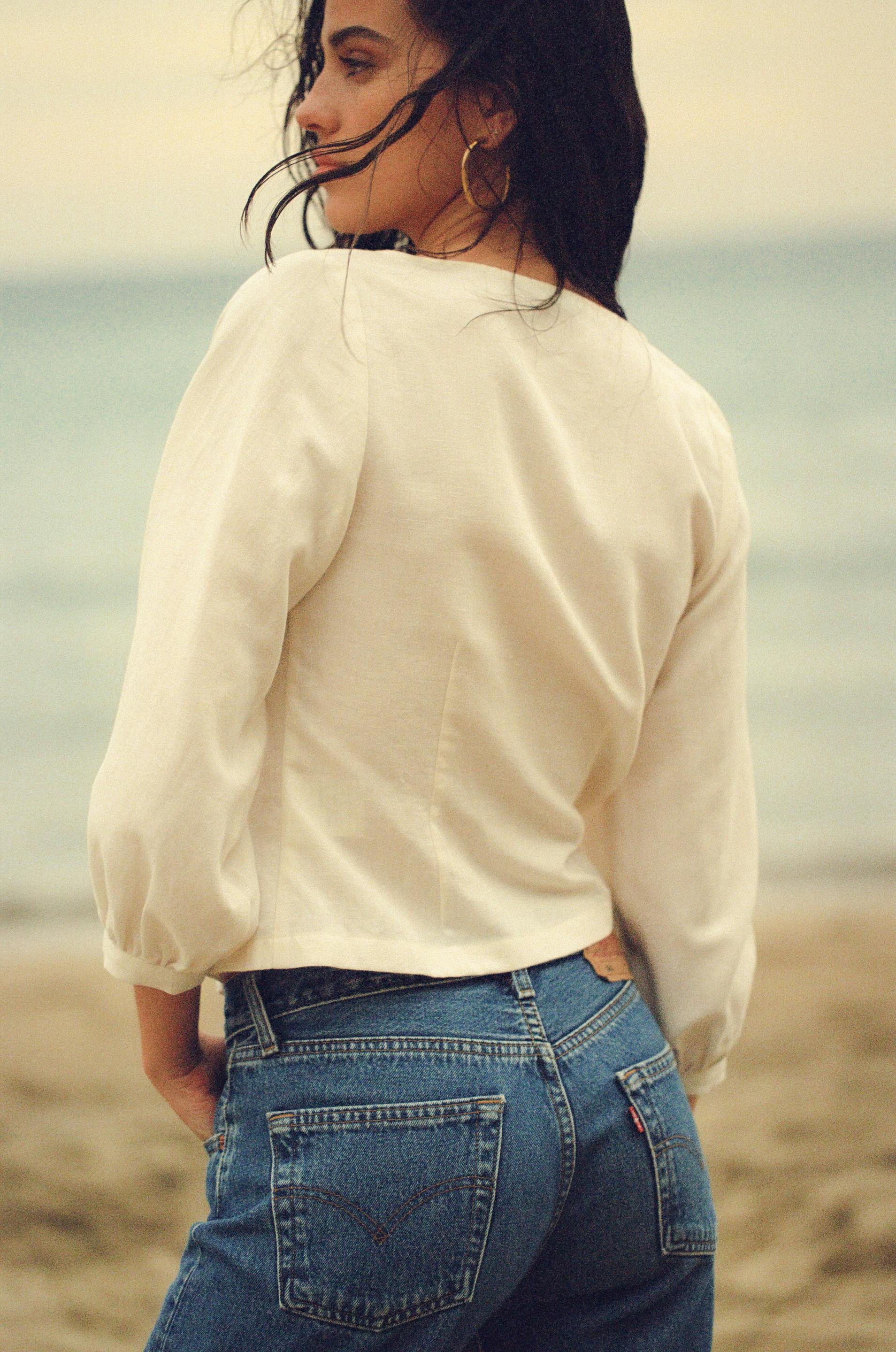 Blouse Nuit à danser Vanille