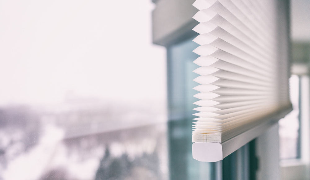 cellular blinds closeup