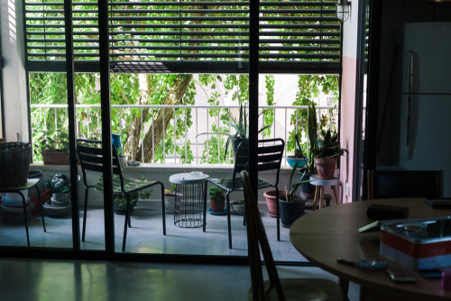 view of apartment terrace