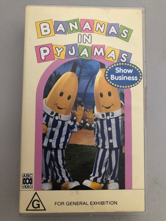 BANANAS IN PYJAMAS - Show Business VHS VIDEO PAL~ A RARE FIND – Retro Unit