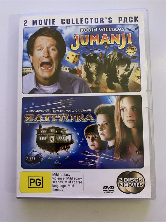 Matilda / Hook / Jumanji (DVD, 1996, 3-Disc) Robin Williams Region 4 –  Retro Unit