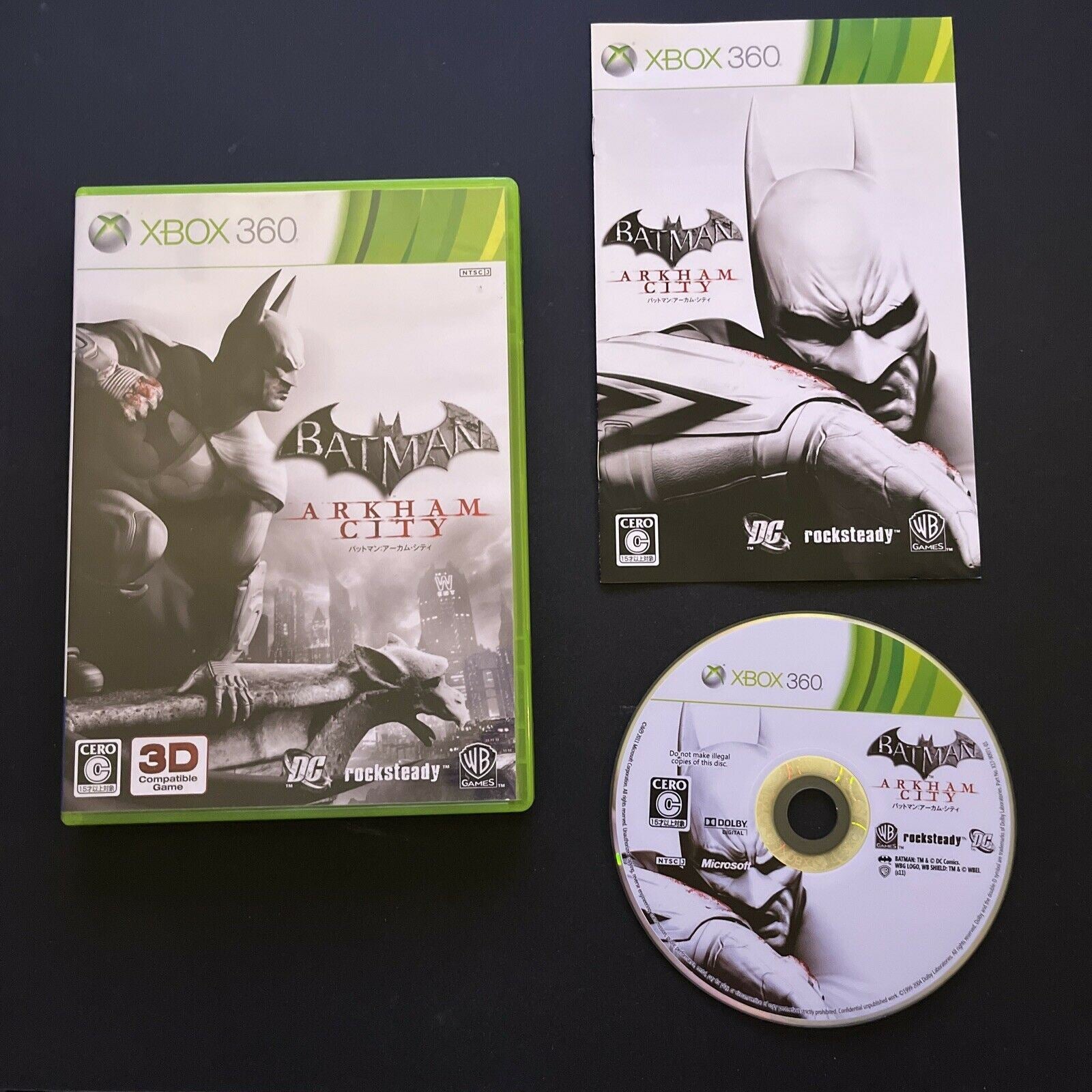 Batman: Arkham City - Microsoft XBOX 360 NTSC-J JAPAN Game Complete wi –  Retro Unit