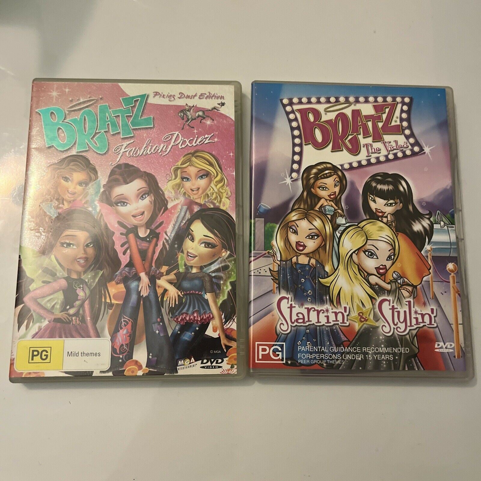 Bratz: Fashion Pixiez / Starrin' & Stylin (DVD, 2004, 2-Disc) Region 4 ...