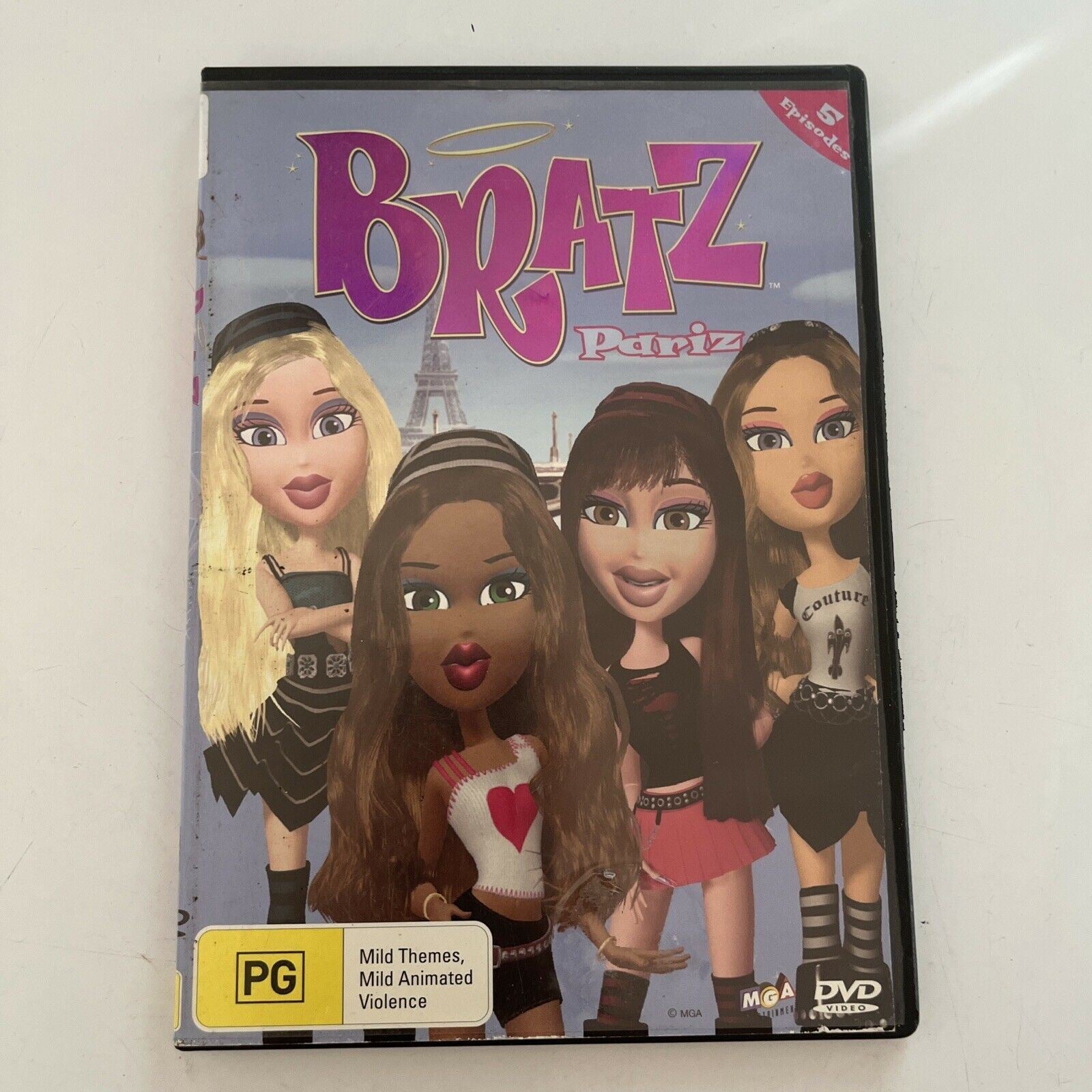 Bratz Pariz Vol 5 Dvd 2007 Region 4 Retro Unit