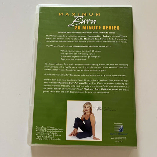 Winsor Pilates 20 Minute Workout (VHS) : Guthy-Renker Corporation