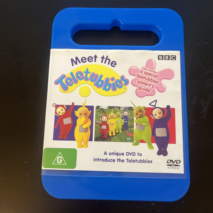 Teletubbies - Meet The Teletubbies (DVD, 2000) Rolf Saxon, John Simmit ...