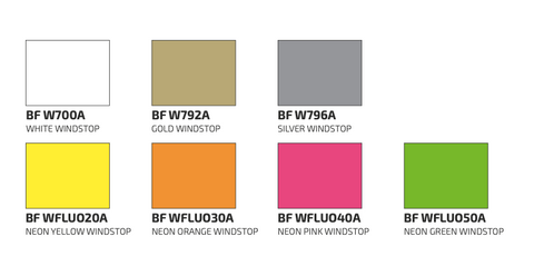 BF Windstop färger