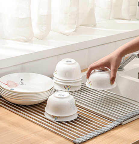 Homezo™ Roll-Up Dish Drying Rack