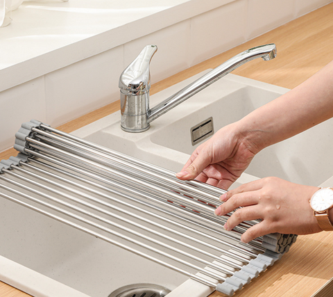 Homezo™ Roll-Up Dish Drying Rack