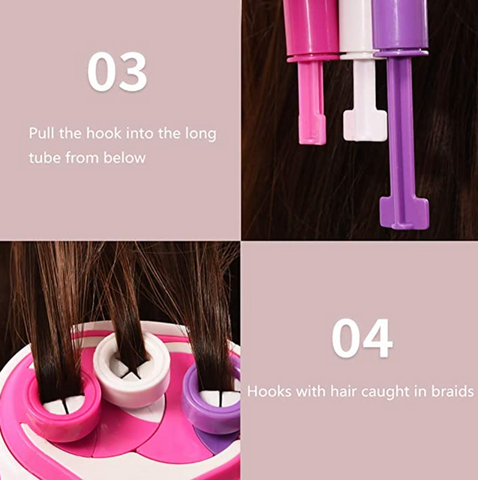 Homezo Hair Braider,Homezo™ Hair Braiding Tool,Hair Tools for braids (6PCS  Mixed)