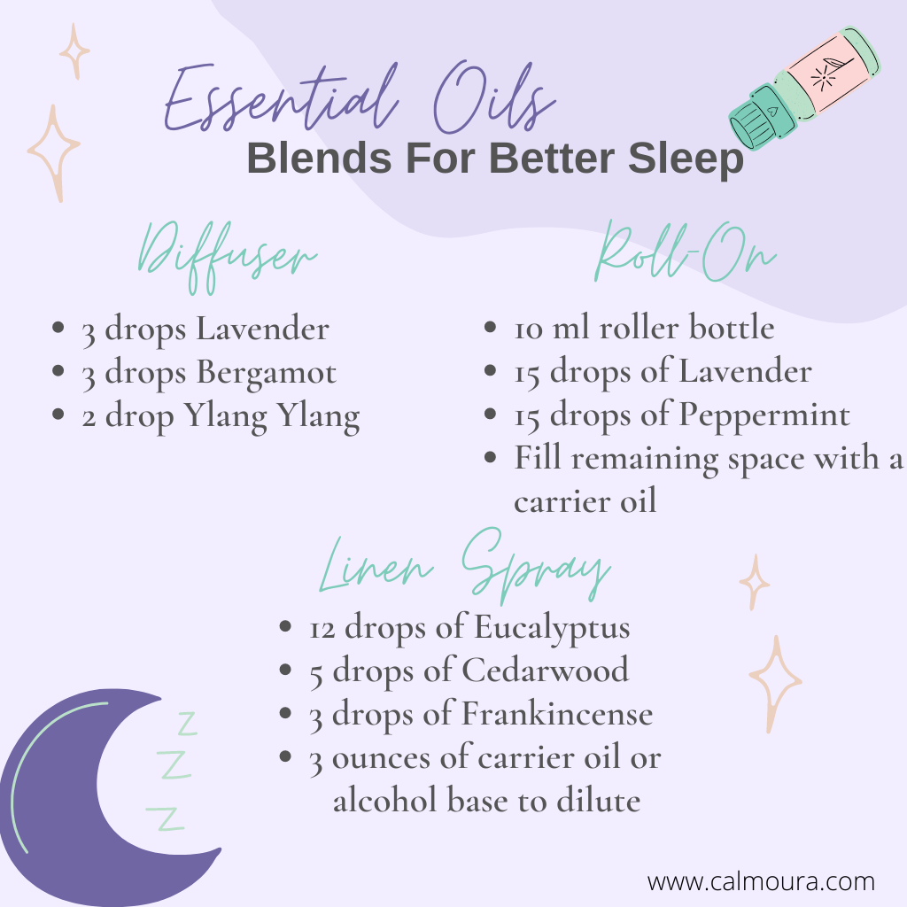 Essential oil recipes blends for sleep