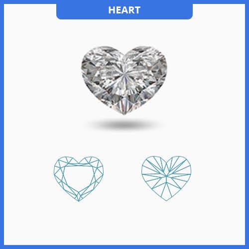 0.95CT I-J/VS Heart Shape Diamond MDL#D9152-9
