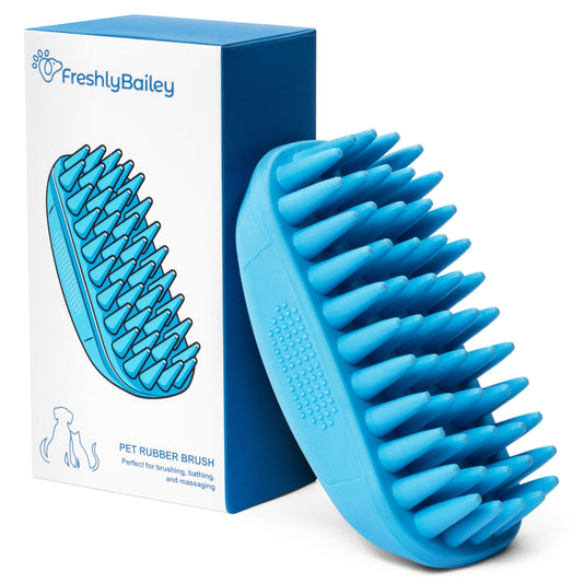 Freshly Bailey Self Cleaning Slicker Brush for Dogs and Cats - Top Slicker Dog and Cat Brush - Effective, Comfortable, and Super