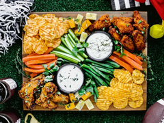 Healthy, Salty Snack Idea Charcuterie Boards from Popchips - Celebrations at Home