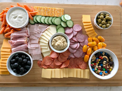 Healthy, Salty Snack Idea Charcuterie Boards from Popchips - Six Sisters' Stuff