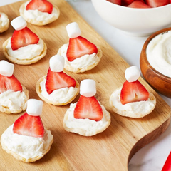 Sweet and Salty Dessert Recipes and Ideas Using Popchips - Santa Hats