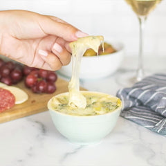 spinach artichoke dip with Popchips