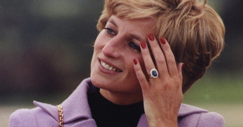 Lady Di Sapphire Engagement Ring