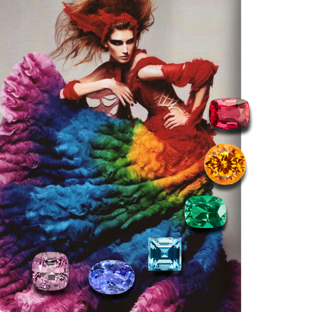 Colourful Gemstones and Fashion Inspiration