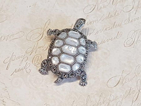 Wholesale2997 - Artful Design Magnetic Brooches-001 Stone Turtle