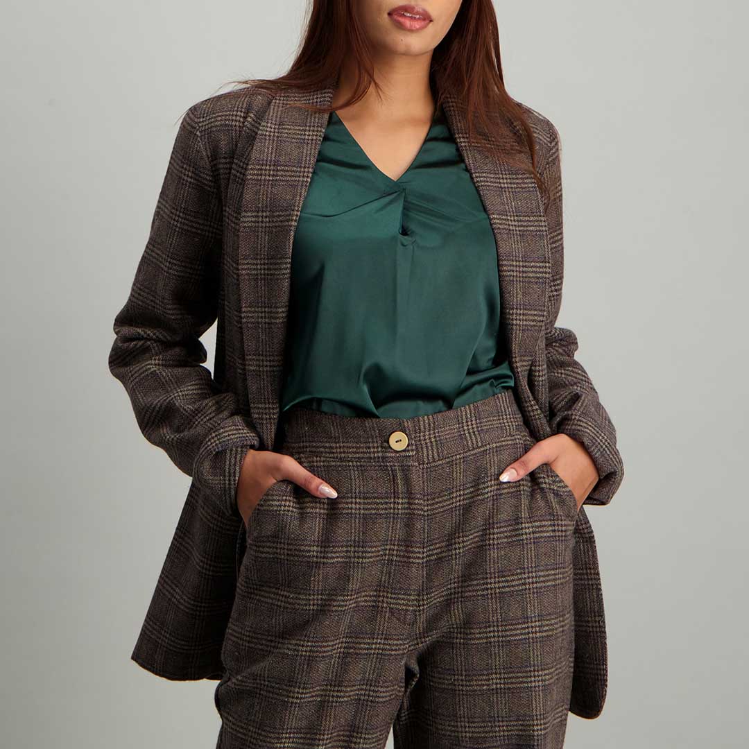 CHECK BLAZER - Fashion Fusion 129.00 Fashion Fusion