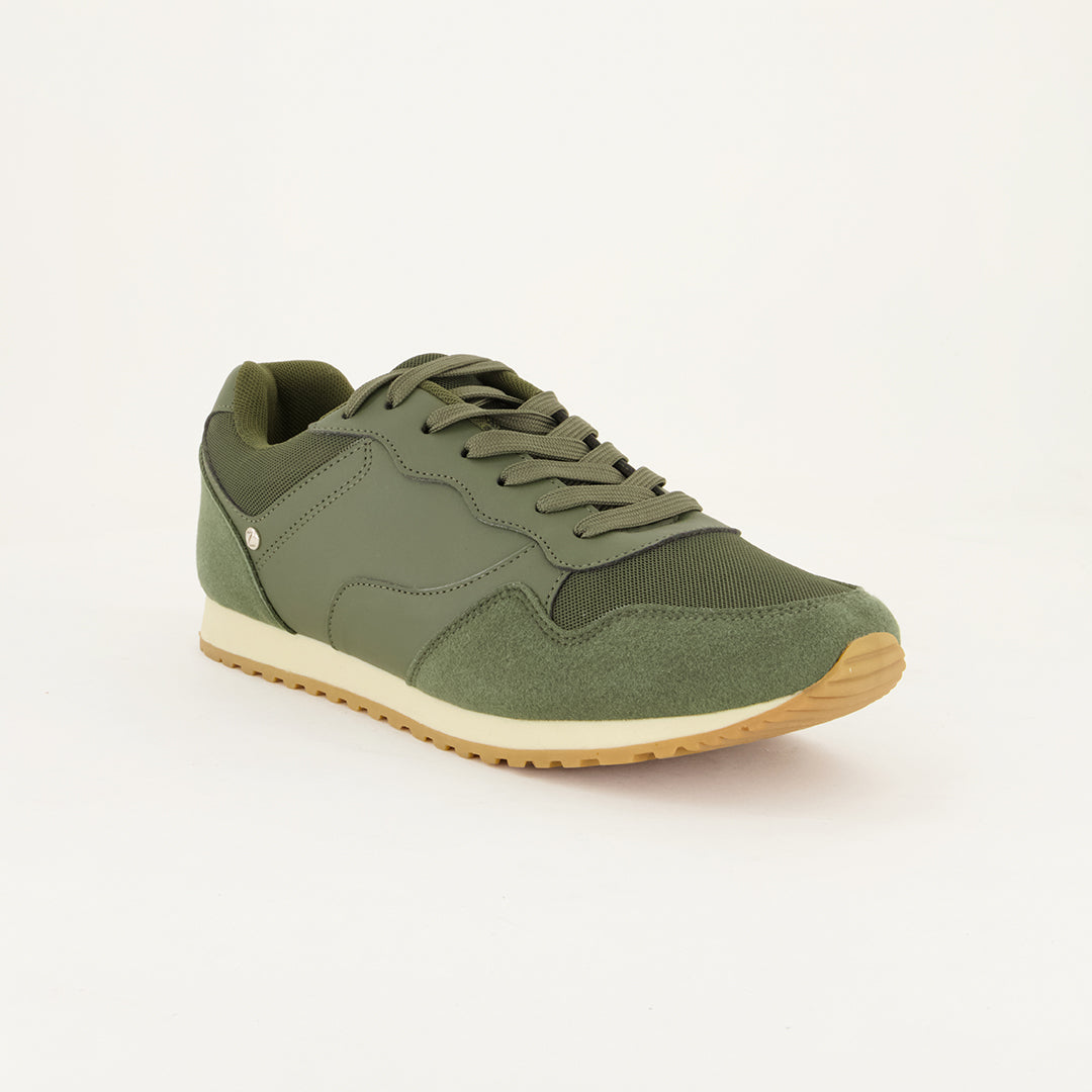 Racer Sneaker.Tonal Outsole.Metal Ingot. - Fashion Fusion 379.99 Fashion Fusion