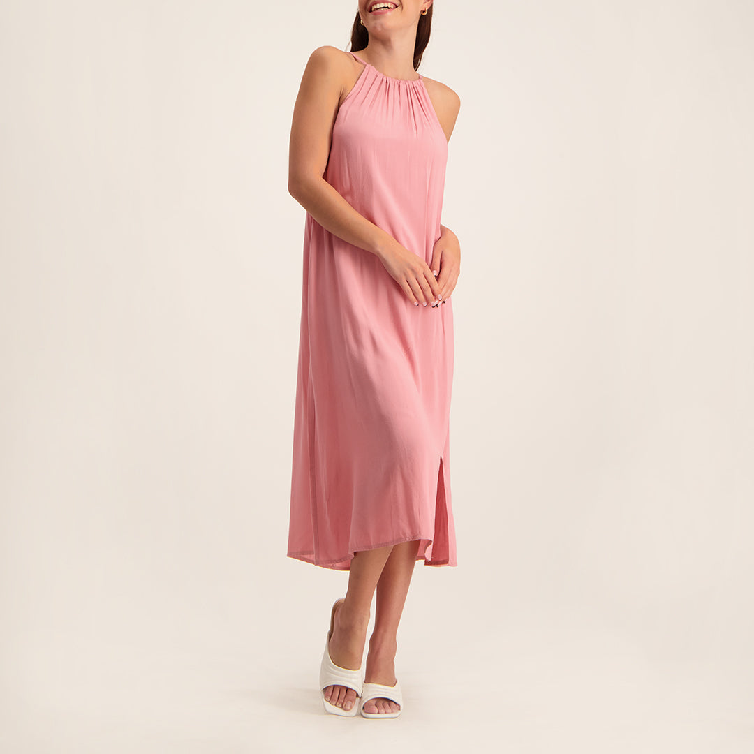 Dusty Pink Strappy Dress - Fashion Fusion 149.99 Fashion Fusion