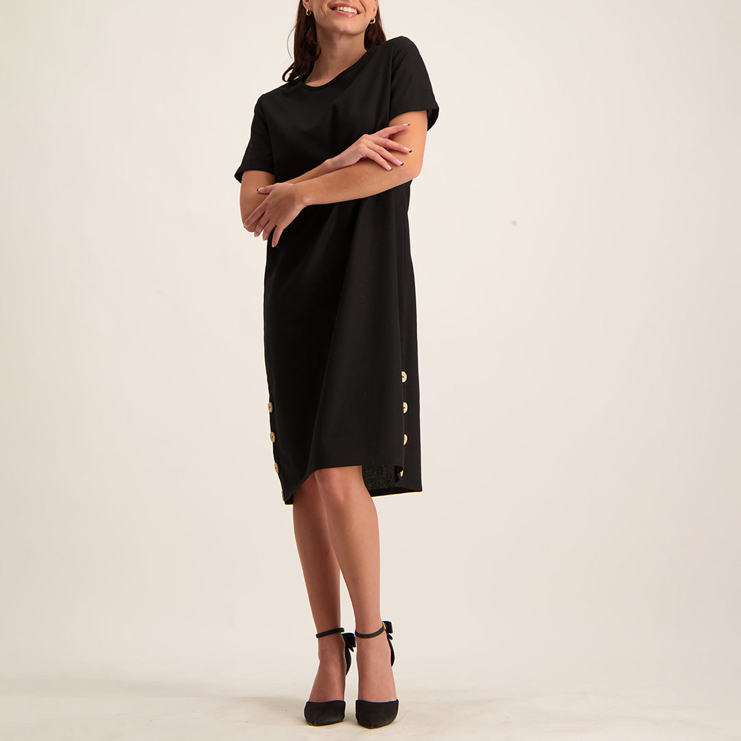 Black Linen Dress - Fashion Fusion 159.99 Fashion Fusion
