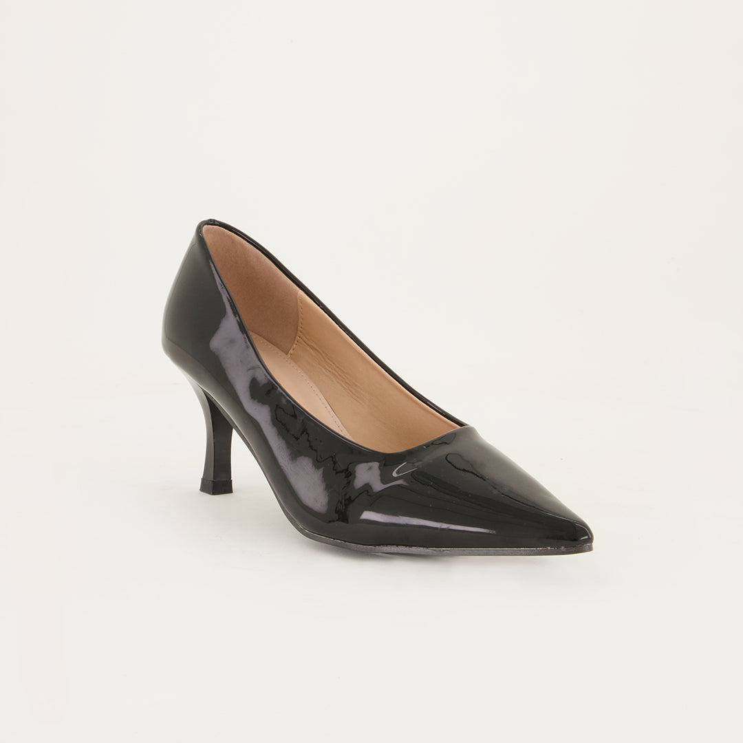 Patent Court Shoe.Kitten Heel. - Fashion Fusion 299.99 Fashion Fusion