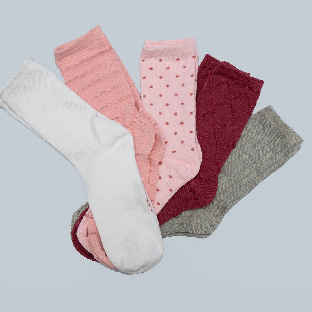 5 Pack Long Socks - Fashion Fusion 129.00 Fashion Fusion