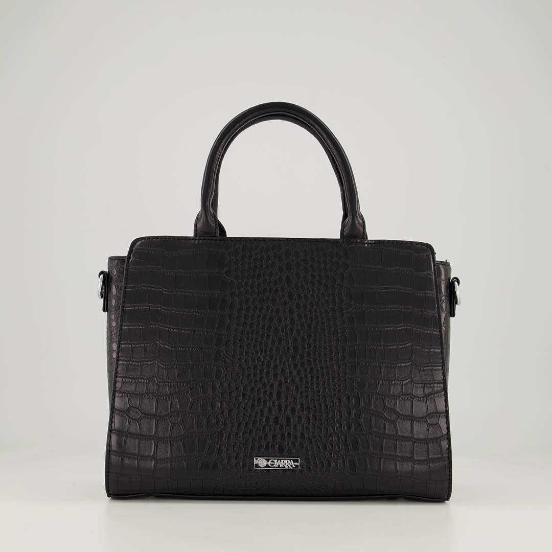 Croc Embossed Tote Handbag - Fashion Fusion 299.99 Fashion Fusion