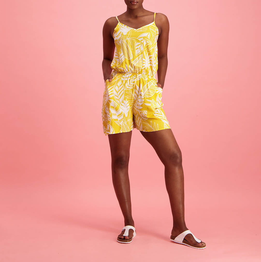 Alora Floral Printed Strappy Jumpsuit - Fashion Fusion 69.00 Fashion Fusion