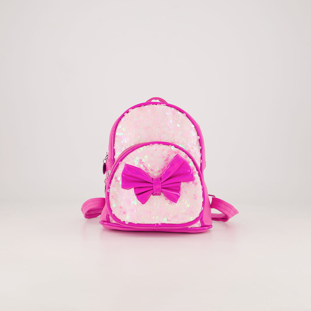 Ciarra Girl Sequins Backpack With Bow - Fashion Fusion 99.00 Fashion Fusion